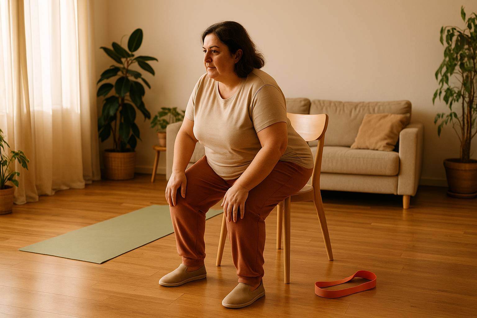 Ejercicios de bajo impacto para principiantes con sobrepeso