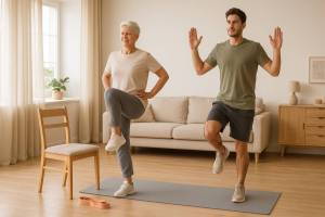 Entrenamiento HIIT sin impacto para principiantes y personas mayores